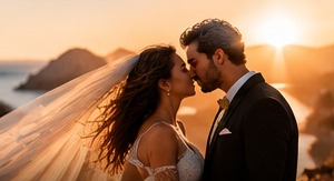 Modernes Hochzeitspaar